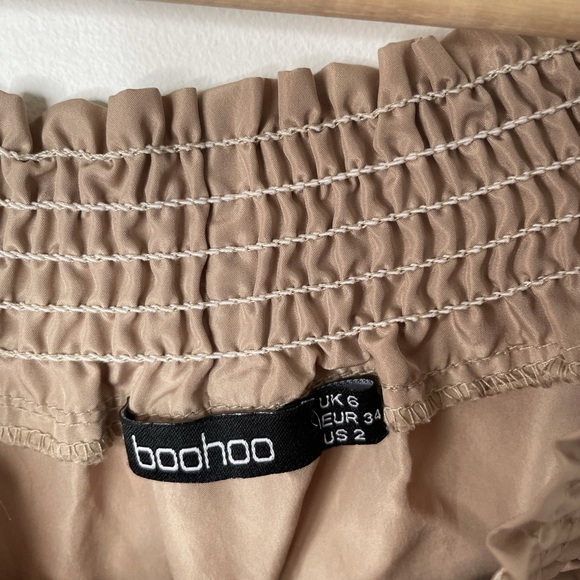 Boohoo brown crop top boho long sleeve 2 - Picture 7 of 10